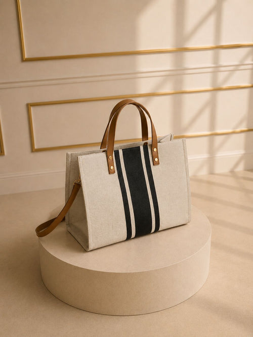Bolso Canvas Stripe