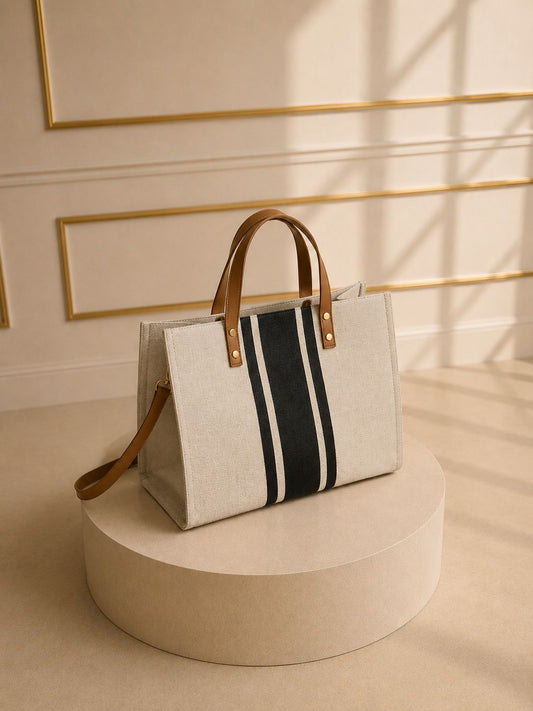 Bolso Canvas Stripe