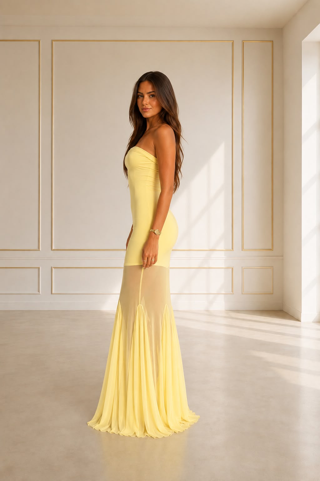 Diva Vestido con Cola